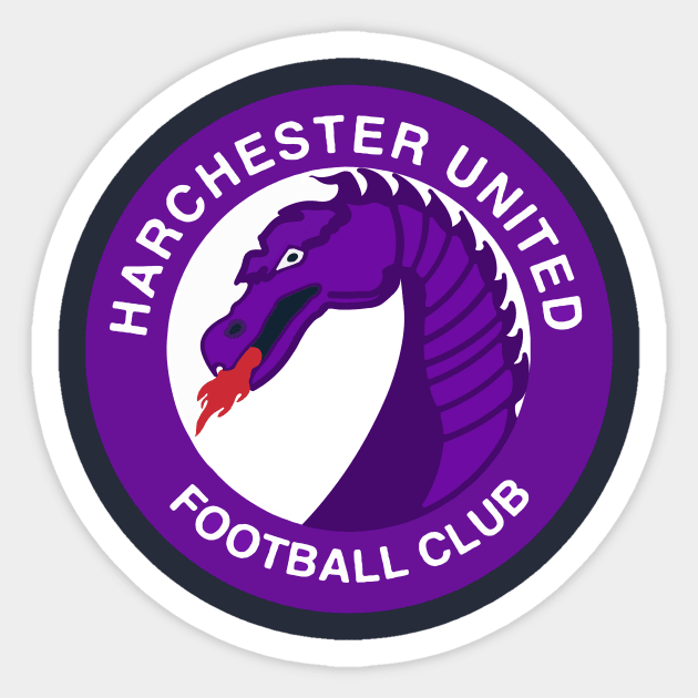 Harchester United Sticker by LordNeckbeard